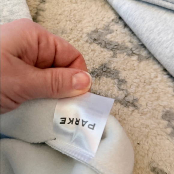 NIB Parke Stoney Clover NYC Fleece Mockneck - Picture 6 of 8